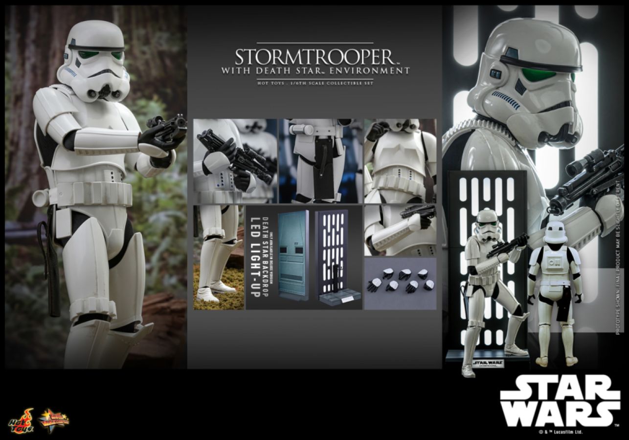 Pop Weasel - Image 6 of Star Wars - Stormtrooper (with Death Star Environment) 1:6 Scale Collectable Action Figure - Hot Toys