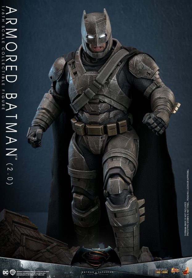 Pop Weasel - Image 3 of Batman v Superman: Dawn of Justice - Armored Batman (2.0) 1:6 Scale Collectable Action Figure - Hot Toys