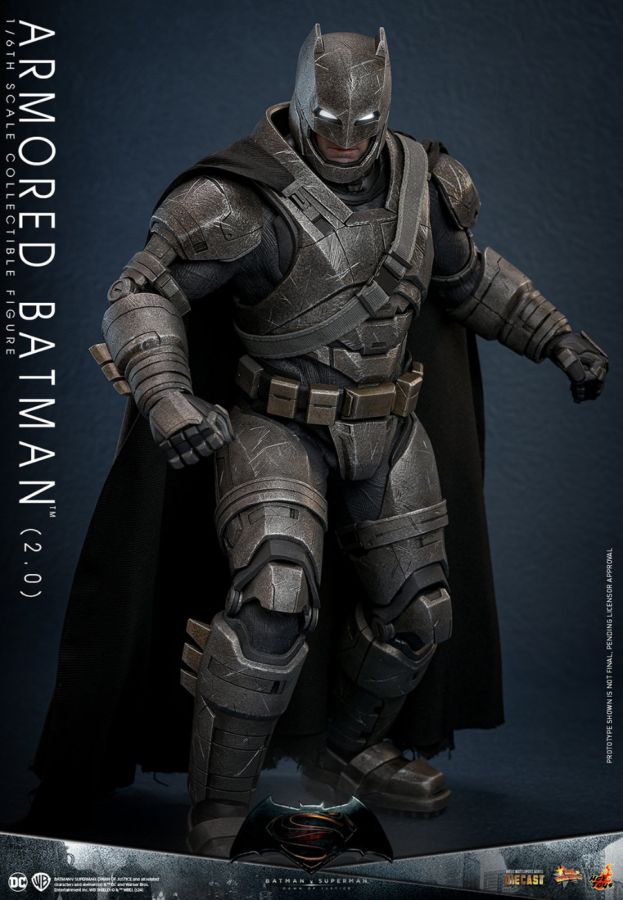 Pop Weasel - Image 4 of Batman v Superman: Dawn of Justice - Armored Batman (2.0) 1:6 Scale Collectable Action Figure - Hot Toys