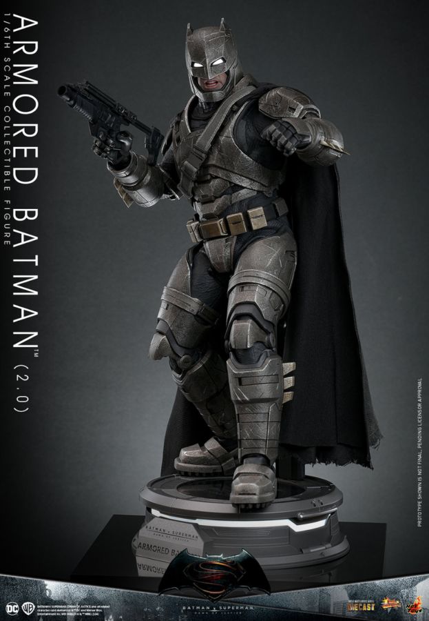 Pop Weasel - Image 6 of Batman v Superman: Dawn of Justice - Armored Batman (2.0) 1:6 Scale Collectable Action Figure - Hot Toys