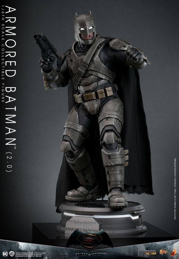 Pop Weasel - Image 7 of Batman v Superman: Dawn of Justice - Armored Batman (2.0) 1:6 Scale Collectable Action Figure - Hot Toys
