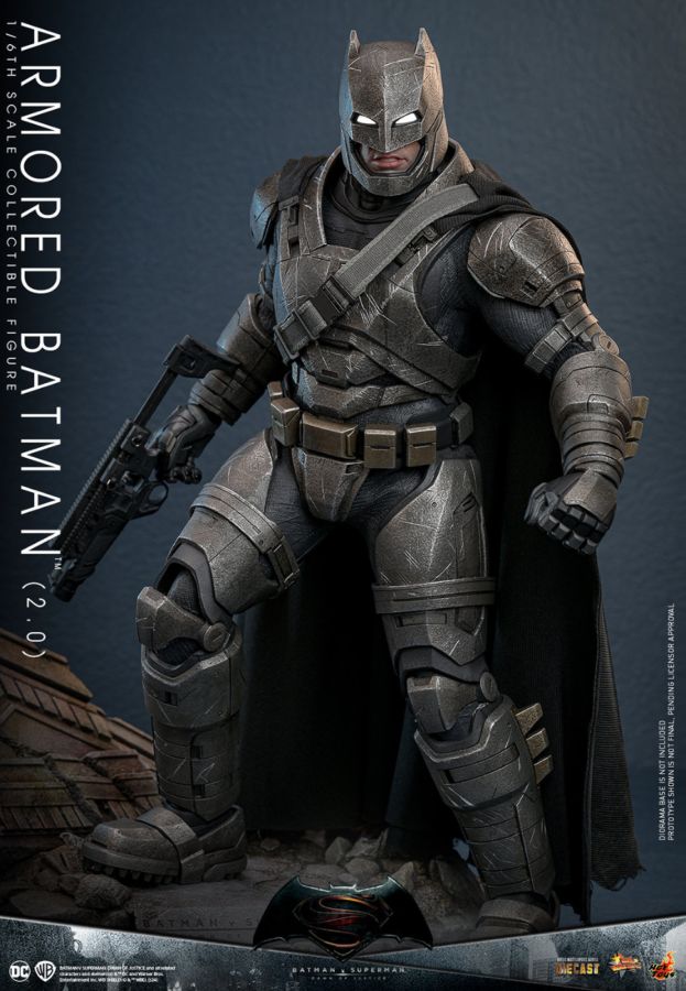 Pop Weasel - Image 8 of Batman v Superman: Dawn of Justice - Armored Batman (2.0) 1:6 Scale Collectable Action Figure - Hot Toys