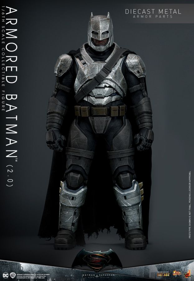 Pop Weasel - Image 9 of Batman v Superman: Dawn of Justice - Armored Batman (2.0) 1:6 Scale Collectable Action Figure - Hot Toys