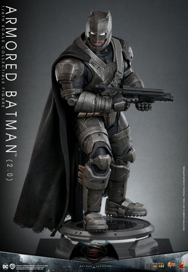 Pop Weasel - Image 10 of Batman v Superman: Dawn of Justice - Armored Batman (2.0) 1:6 Scale Collectable Action Figure - Hot Toys