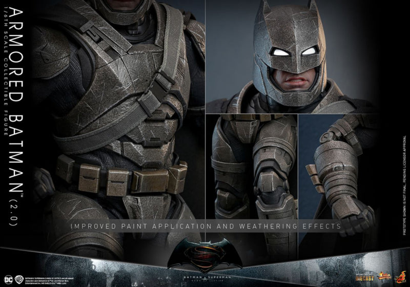 Pop Weasel - Image 15 of Batman v Superman: Dawn of Justice - Armored Batman (2.0) 1:6 Scale Collectable Action Figure - Hot Toys