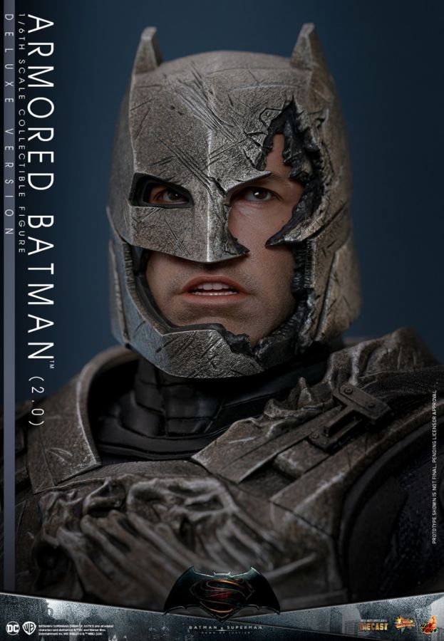 Pop Weasel - Image 2 of Batman v Superman: Dawn of Justice - Armored Batman (2.0) Deluxe 1:6 Scale Collectable Figure - Hot Toys