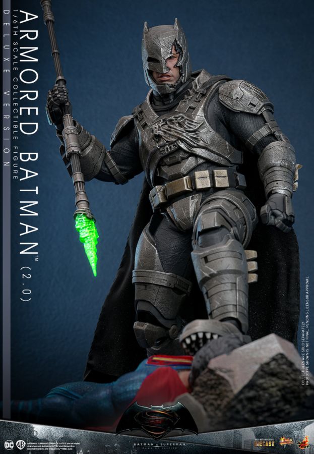 Pop Weasel - Image 3 of Batman v Superman: Dawn of Justice - Armored Batman (2.0) Deluxe 1:6 Scale Collectable Figure - Hot Toys