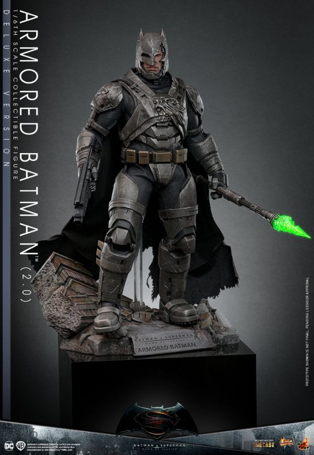 Pop Weasel - Image 4 of Batman v Superman: Dawn of Justice - Armored Batman (2.0) Deluxe 1:6 Scale Collectable Figure - Hot Toys