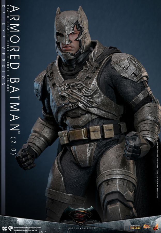 Pop Weasel - Image 5 of Batman v Superman: Dawn of Justice - Armored Batman (2.0) Deluxe 1:6 Scale Collectable Figure - Hot Toys