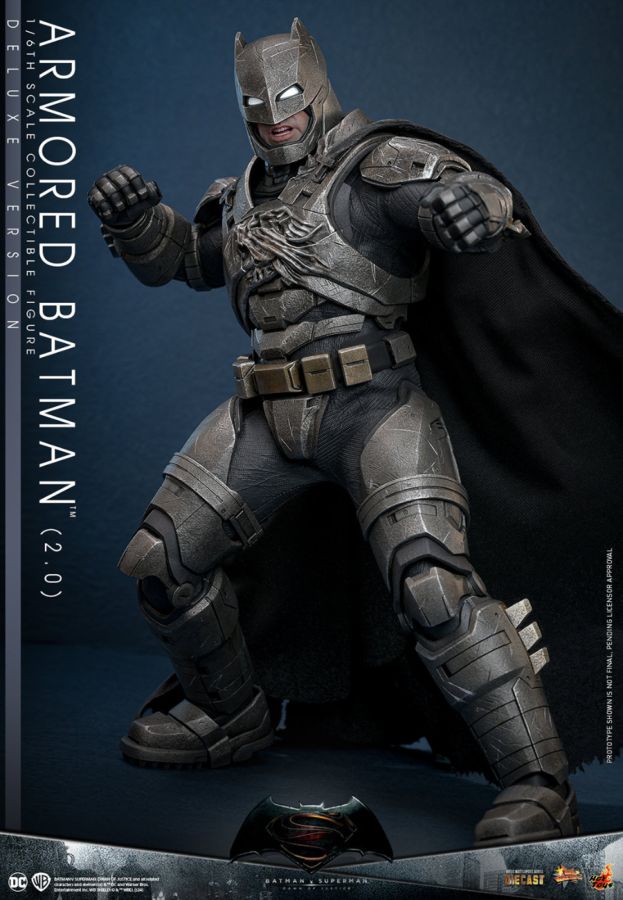 Pop Weasel - Image 6 of Batman v Superman: Dawn of Justice - Armored Batman (2.0) Deluxe 1:6 Scale Collectable Figure - Hot Toys