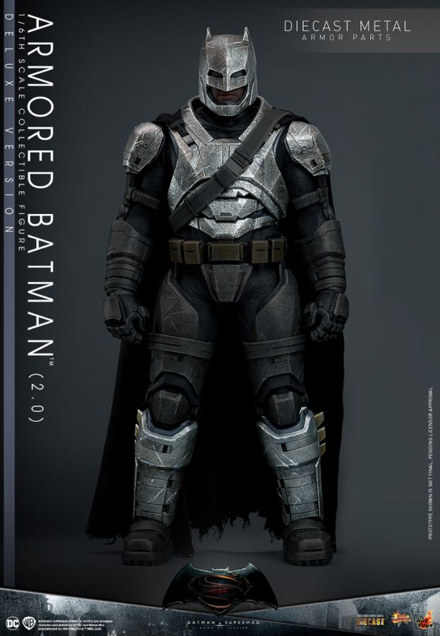 Pop Weasel - Image 8 of Batman v Superman: Dawn of Justice - Armored Batman (2.0) Deluxe 1:6 Scale Collectable Figure - Hot Toys