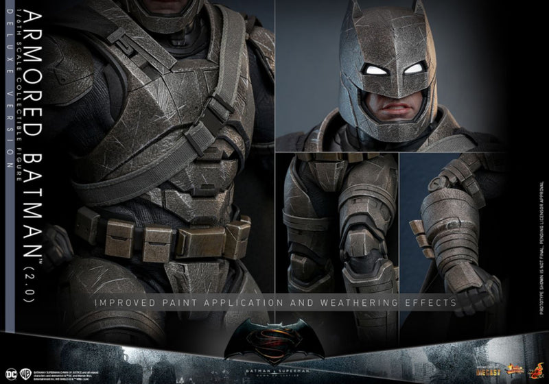 Pop Weasel - Image 21 of Batman v Superman: Dawn of Justice - Armored Batman (2.0) Deluxe 1:6 Scale Collectable Figure - Hot Toys