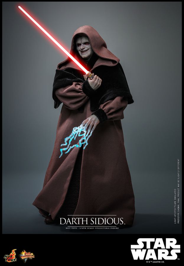 Image Pop Weasel - Image 3 of Star Wars: Revenge of the Sith - Darth Sidious 1:6 Scale Collectible Action Figure - Hot Toys - Statue - Image - Pop Weasel