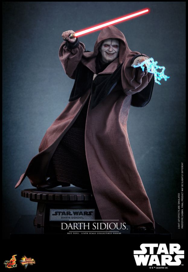 Image Pop Weasel - Image 4 of Star Wars: Revenge of the Sith - Darth Sidious 1:6 Scale Collectible Action Figure - Hot Toys - Statue - Image - Pop Weasel