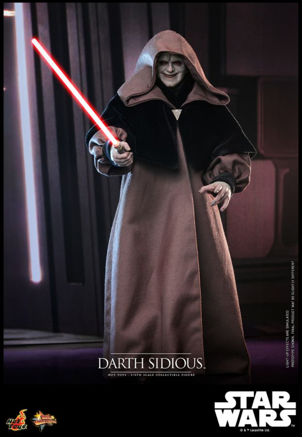 Image Pop Weasel - Image 5 of Star Wars: Revenge of the Sith - Darth Sidious 1:6 Scale Collectible Action Figure - Hot Toys - Statue - Image - Pop Weasel