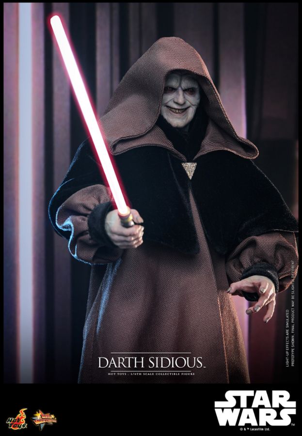 Image Pop Weasel - Image 6 of Star Wars: Revenge of the Sith - Darth Sidious 1:6 Scale Collectible Action Figure - Hot Toys - Statue - Image - Pop Weasel