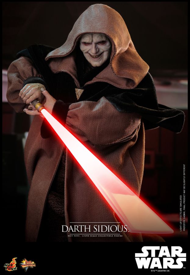 Image Pop Weasel - Image 7 of Star Wars: Revenge of the Sith - Darth Sidious 1:6 Scale Collectible Action Figure - Hot Toys - Statue - Image - Pop Weasel