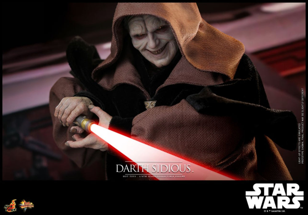 Image Pop Weasel - Image 8 of Star Wars: Revenge of the Sith - Darth Sidious 1:6 Scale Collectible Action Figure - Hot Toys - Statue - Image - Pop Weasel