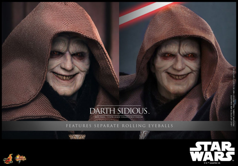 Image Pop Weasel - Image 12 of Star Wars: Revenge of the Sith - Darth Sidious 1:6 Scale Collectible Action Figure - Hot Toys - Statue - Image - Pop Weasel