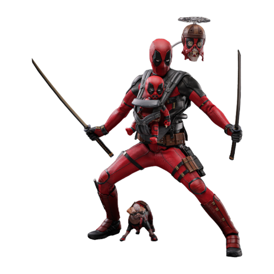 Deadpool & Wolverine - Deadpool 1:6 Scale Collectable Action Figure - Hot Toys - Statue - Image - Pop Weasel