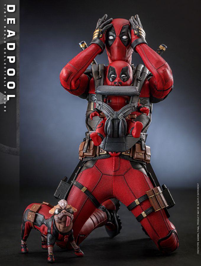 Image Pop Weasel - Image 3 of Deadpool & Wolverine - Deadpool 1:6 Scale Collectable Action Figure - Hot Toys - Statue - Image - Pop Weasel