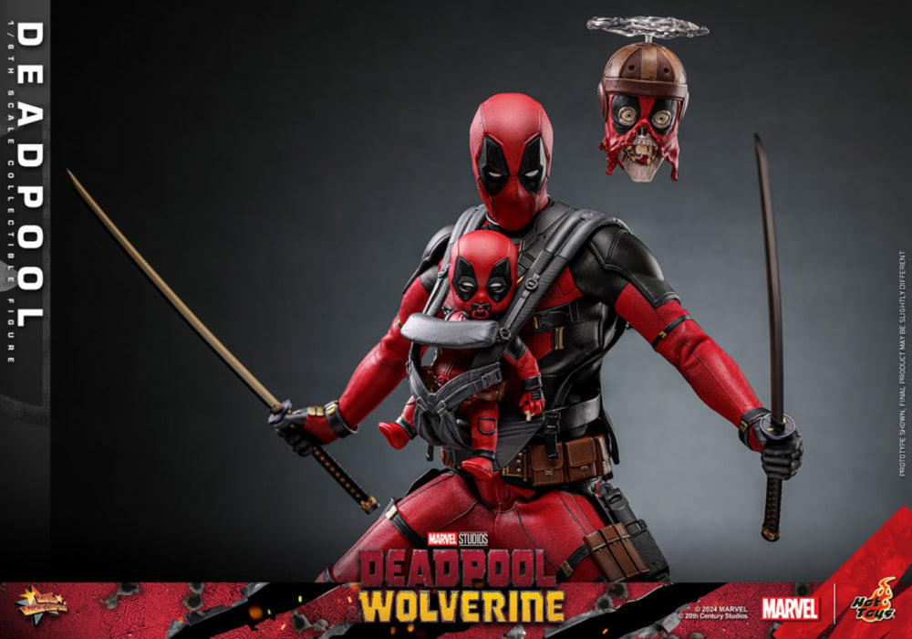 Image Pop Weasel - Image 5 of Deadpool & Wolverine - Deadpool 1:6 Scale Collectable Action Figure - Hot Toys - Statue - Image - Pop Weasel