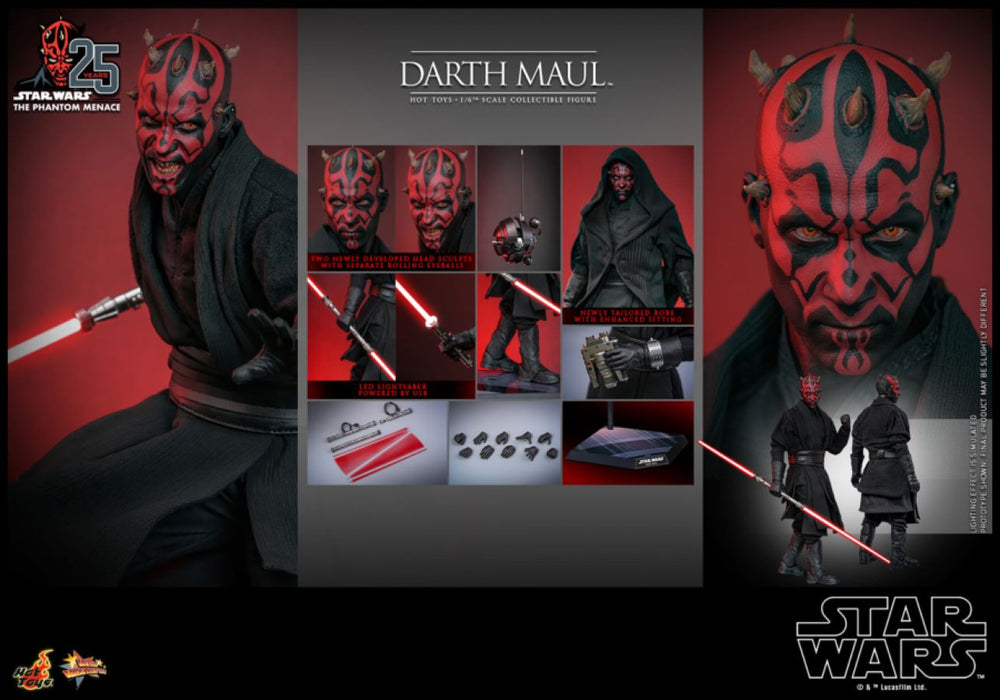 Image Pop Weasel - Image 13 of Star Wars Episode I: The Phantom Menace - Darth Maul 1:6 Scale Collectable Action Figure - Hot Toys - Statue - Image - Pop Weasel