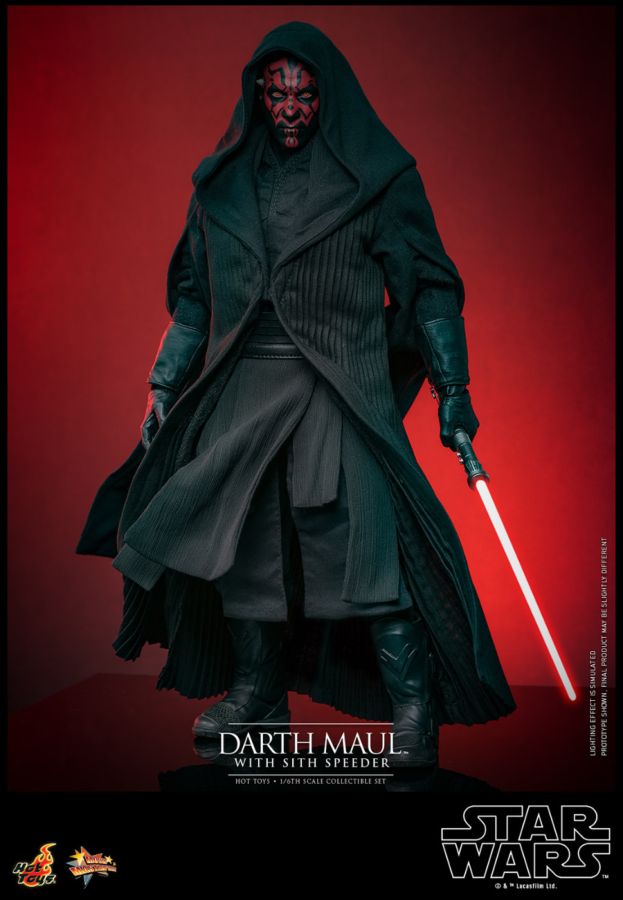 Image Pop Weasel - Image 2 of Star Wars Episode I: The Phantom Menace - Darth Maul with Sith Speeder 1:6 Scale Collectable Set - Hot Toys - Statue - Image - Pop Weasel