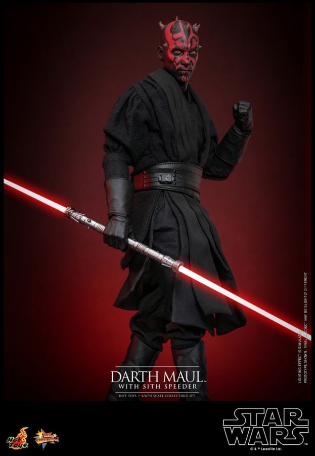 Image Pop Weasel - Image 3 of Star Wars Episode I: The Phantom Menace - Darth Maul with Sith Speeder 1:6 Scale Collectable Set - Hot Toys - Statue - Image - Pop Weasel