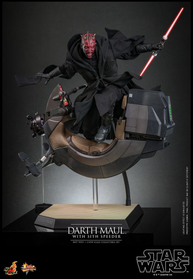 Image Pop Weasel - Image 7 of Star Wars Episode I: The Phantom Menace - Darth Maul with Sith Speeder 1:6 Scale Collectable Set - Hot Toys - Statue - Image - Pop Weasel