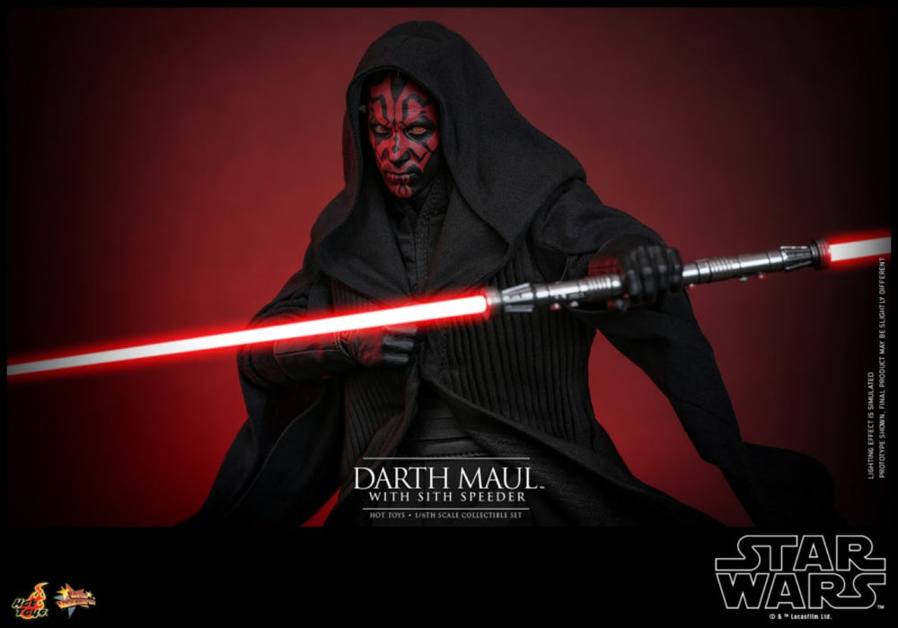 Image Pop Weasel - Image 12 of Star Wars Episode I: The Phantom Menace - Darth Maul with Sith Speeder 1:6 Scale Collectable Set - Hot Toys - Statue - Image - Pop Weasel