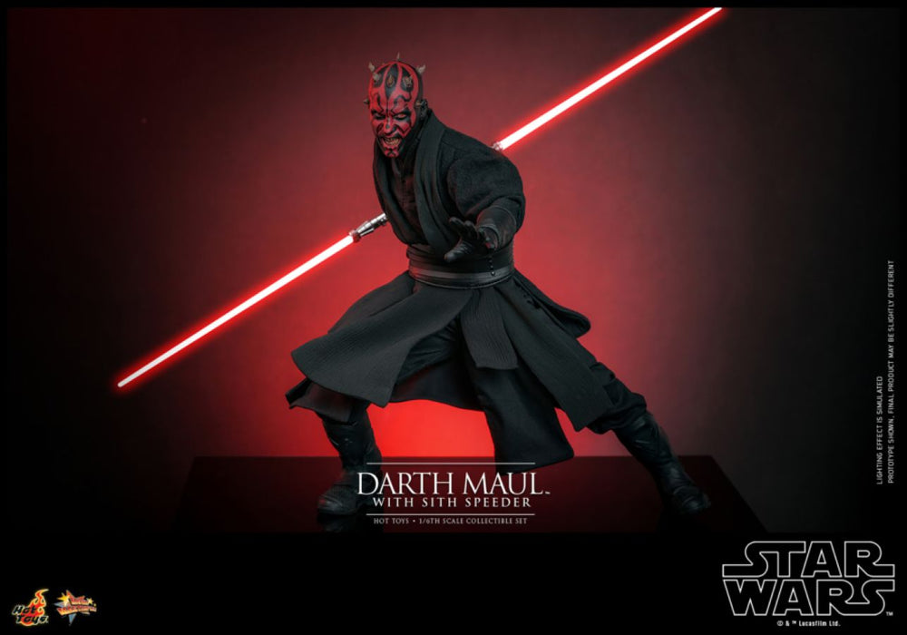 Image Pop Weasel - Image 13 of Star Wars Episode I: The Phantom Menace - Darth Maul with Sith Speeder 1:6 Scale Collectable Set - Hot Toys - Statue - Image - Pop Weasel