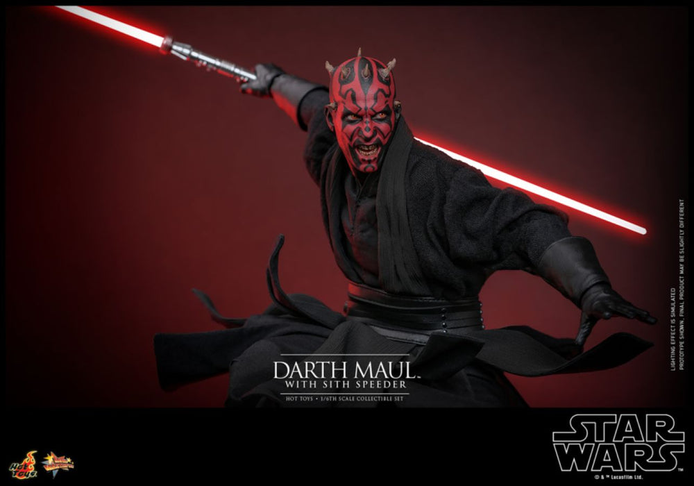 Image Pop Weasel - Image 14 of Star Wars Episode I: The Phantom Menace - Darth Maul with Sith Speeder 1:6 Scale Collectable Set - Hot Toys - Statue - Image - Pop Weasel