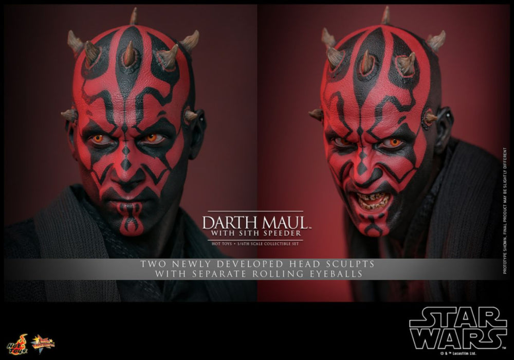 Image Pop Weasel - Image 15 of Star Wars Episode I: The Phantom Menace - Darth Maul with Sith Speeder 1:6 Scale Collectable Set - Hot Toys - Statue - Image - Pop Weasel