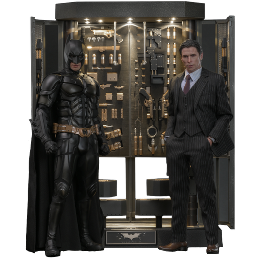 The Dark Knight - Batman Armory with Bruce Wayne (2.0) 1:6 Scale Collectible Figure Set - Hot Toys