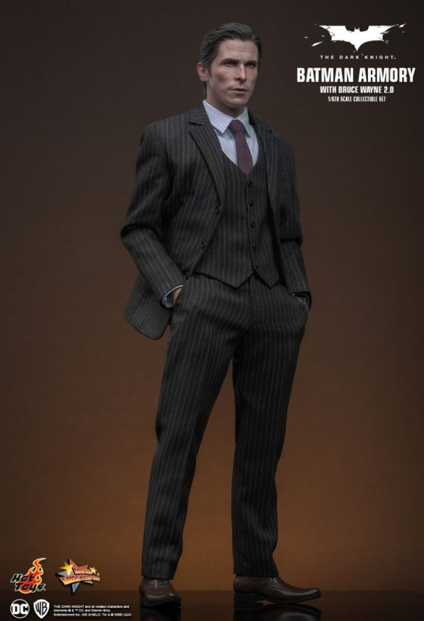 Image Pop Weasel - Image 4 of The Dark Knight - Batman Armory with Bruce Wayne (2.0) 1:6 Scale Collectible Figure Set - Hot Toys