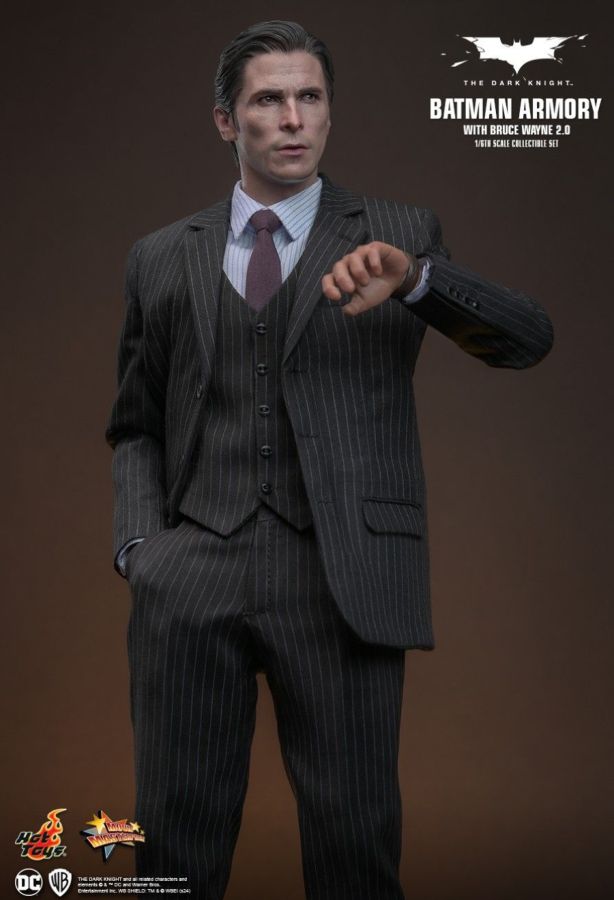 Image Pop Weasel - Image 5 of The Dark Knight - Batman Armory with Bruce Wayne (2.0) 1:6 Scale Collectible Figure Set - Hot Toys