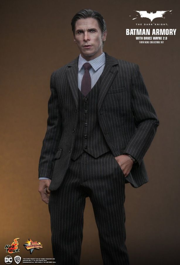 Image Pop Weasel - Image 6 of The Dark Knight - Batman Armory with Bruce Wayne (2.0) 1:6 Scale Collectible Figure Set - Hot Toys