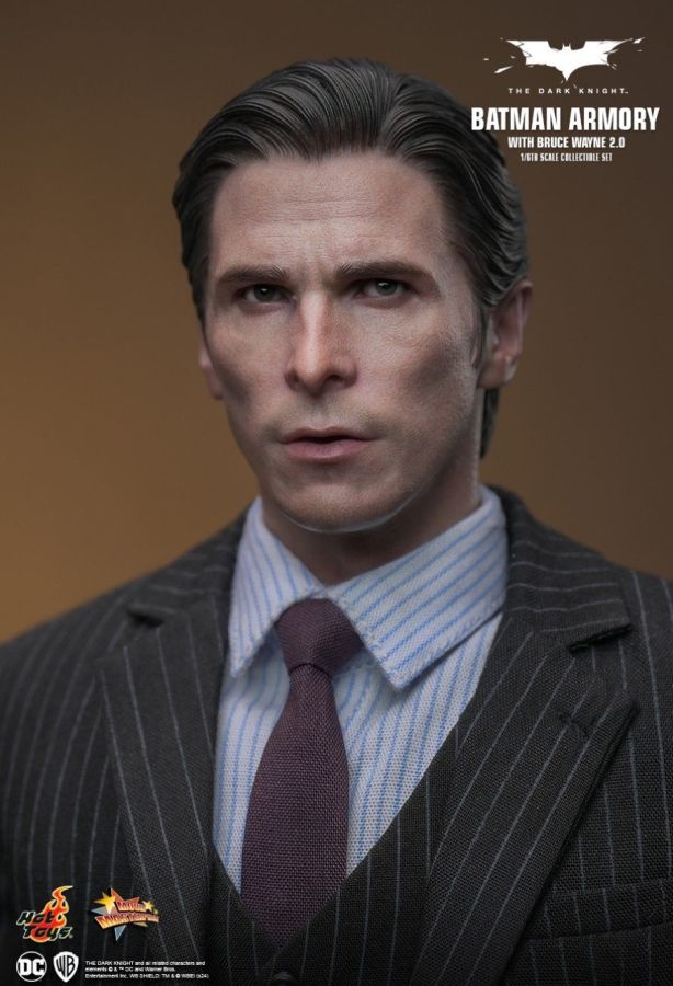 Image Pop Weasel - Image 7 of The Dark Knight - Batman Armory with Bruce Wayne (2.0) 1:6 Scale Collectible Figure Set - Hot Toys