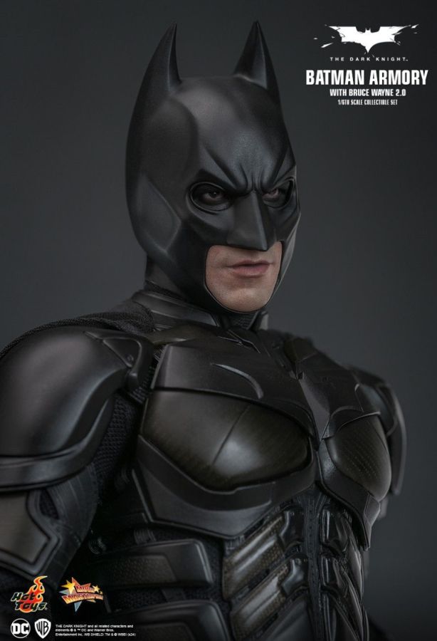 Image Pop Weasel - Image 8 of The Dark Knight - Batman Armory with Bruce Wayne (2.0) 1:6 Scale Collectible Figure Set - Hot Toys - Statue - Image - Pop Weasel