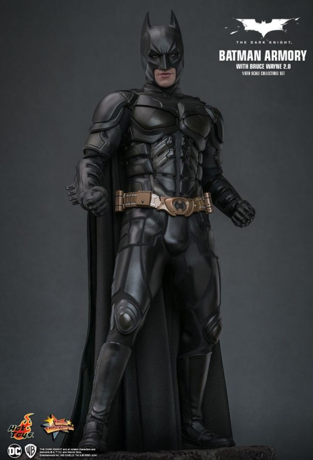 Image Pop Weasel - Image 9 of The Dark Knight - Batman Armory with Bruce Wayne (2.0) 1:6 Scale Collectible Figure Set - Hot Toys - Statue - Image - Pop Weasel