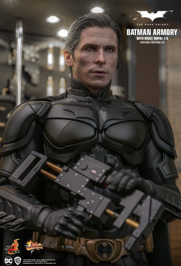 Image Pop Weasel - Image 13 of The Dark Knight - Batman Armory with Bruce Wayne (2.0) 1:6 Scale Collectible Figure Set - Hot Toys - Statue - Image - Pop Weasel