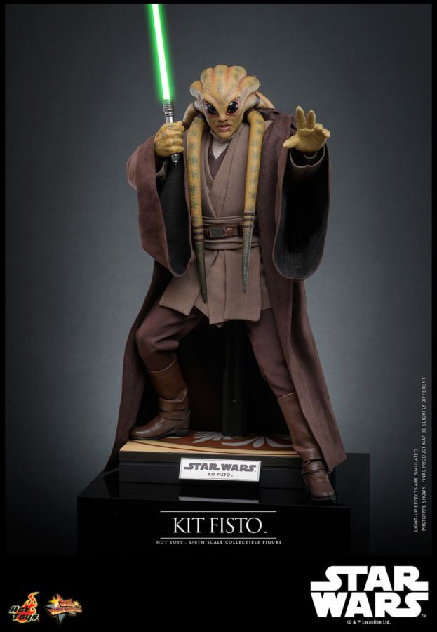 Image Pop Weasel - Image 4 of Star Wars - Kit Fisto 1:6 Figure - Hot Toys - Statue - Image - Pop Weasel