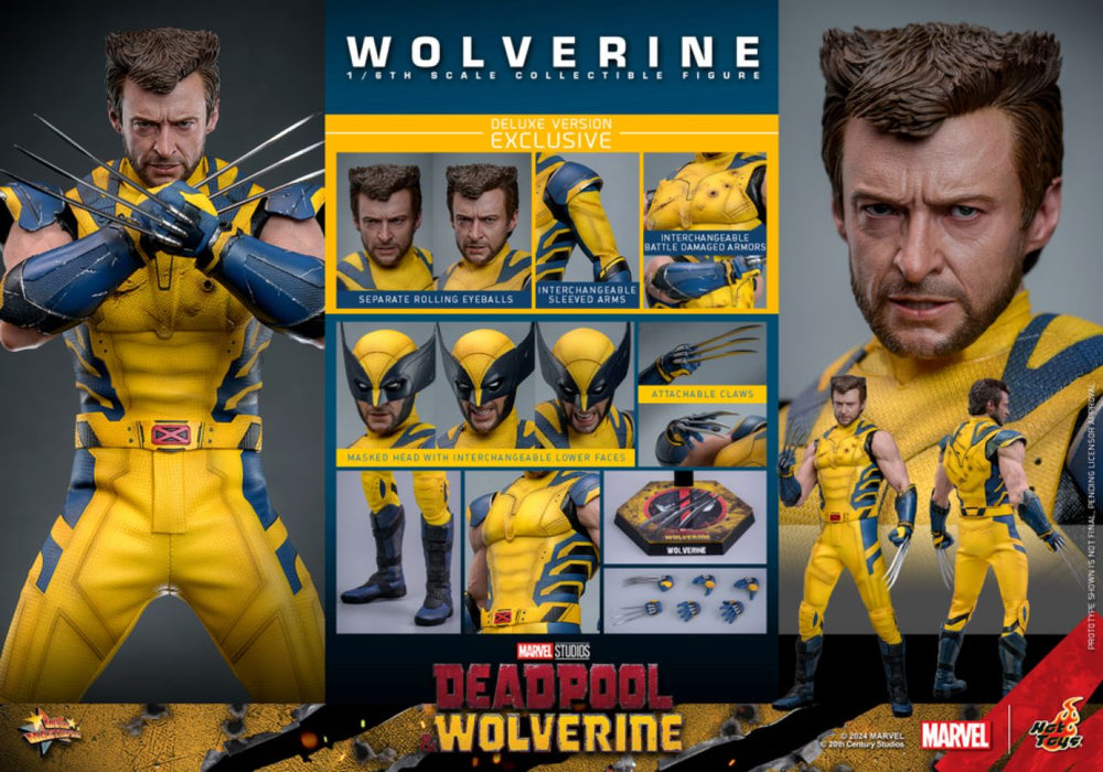 Image Pop Weasel - Image 21 of Deadpool & Wolverine - Wolverine Deluxe 1:6 Figure - Hot Toys - Statue - Image - Pop Weasel