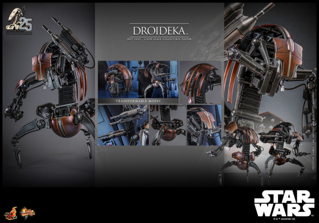 Image Pop Weasel - Image 12 of Star Wars Episode 1: The Phantom Menace - Droideka 1:6 Scale Collectable Action Figure - Hot Toys