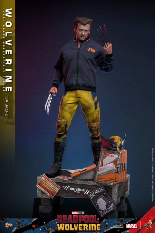 Image Pop Weasel - Image 3 of Deadpool & Wolverine - Wolverine (TVA Jacket) 1:6 Scale Collectable Action Figure - Hot Toys - Statue - Image - Pop Weasel