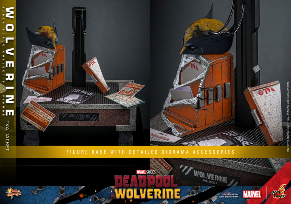 Image Pop Weasel - Image 12 of Deadpool & Wolverine - Wolverine (TVA Jacket) 1:6 Scale Collectable Action Figure - Hot Toys - Statue - Image - Pop Weasel