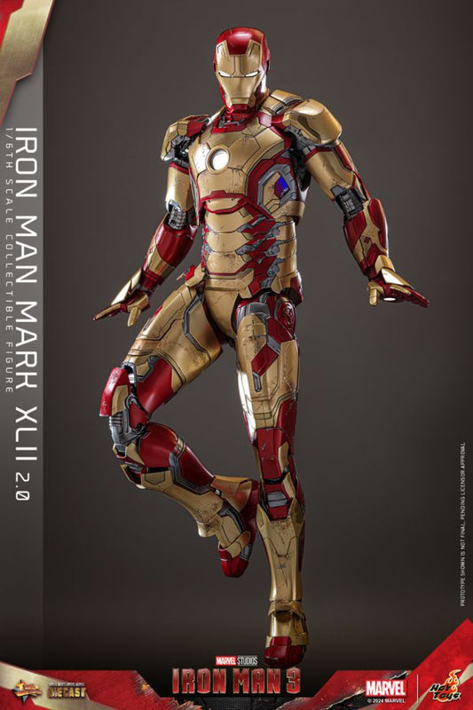 Image Pop Weasel - Image 2 of Iron Man 3 - Iron Man Mk 42 (2.0) 1:6 Scale Collectable Action Figure - Hot Toys