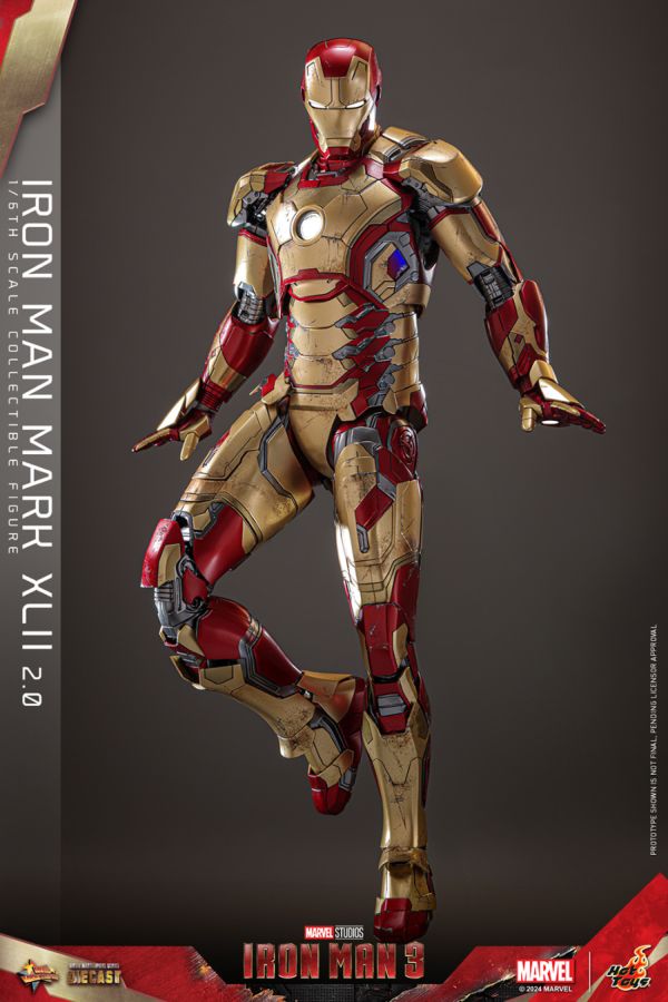 Image Pop Weasel - Image 2 of Iron Man 3 - Iron Man Mk 42 (2.0) 1:6 Scale Collectable Action Figure - Hot Toys - Action Figure - Image - Pop Weasel