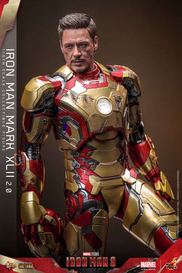 Image Pop Weasel - Image 7 of Iron Man 3 - Iron Man Mk 42 (2.0) 1:6 Scale Collectable Action Figure - Hot Toys - Action Figure - Image - Pop Weasel